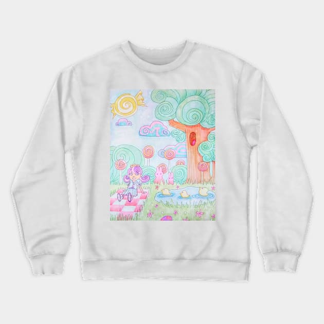 Candy Forest Crewneck Sweatshirt by LaurenPatrick